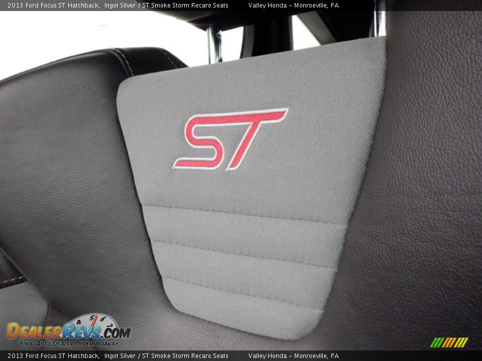 2013 Ford Focus ST Hatchback Ingot Silver / ST Smoke Storm Recaro Seats Photo #15
