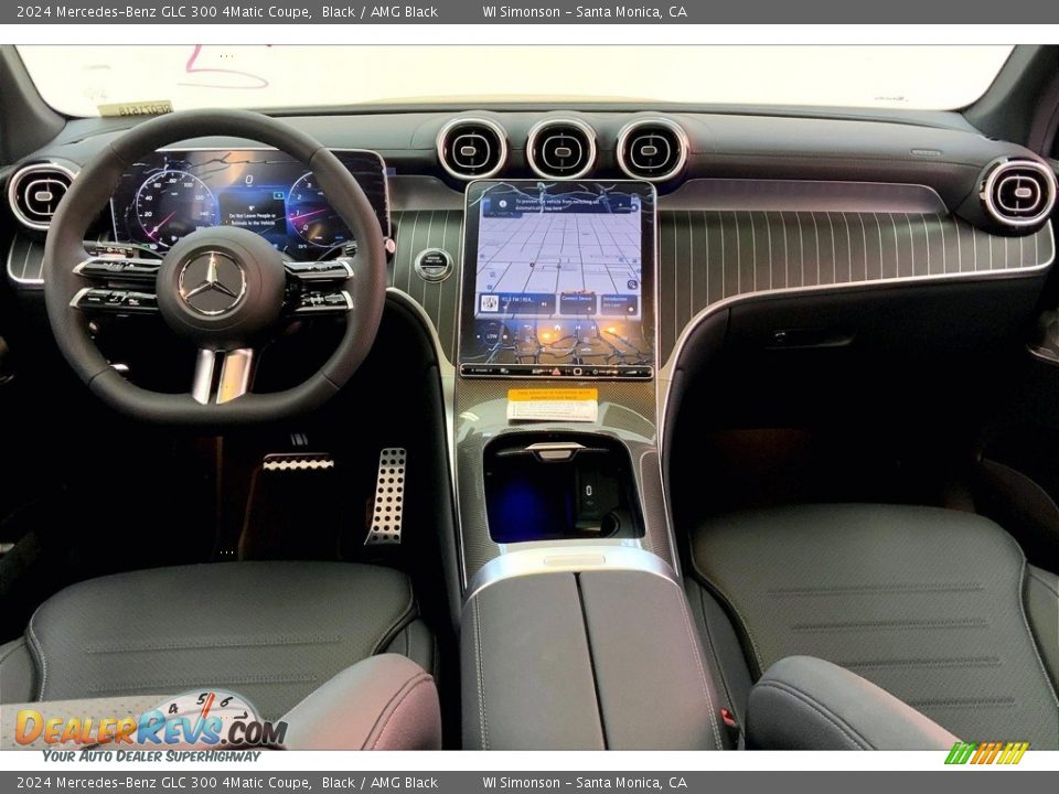 Dashboard of 2024 Mercedes-Benz GLC 300 4Matic Coupe Photo #6