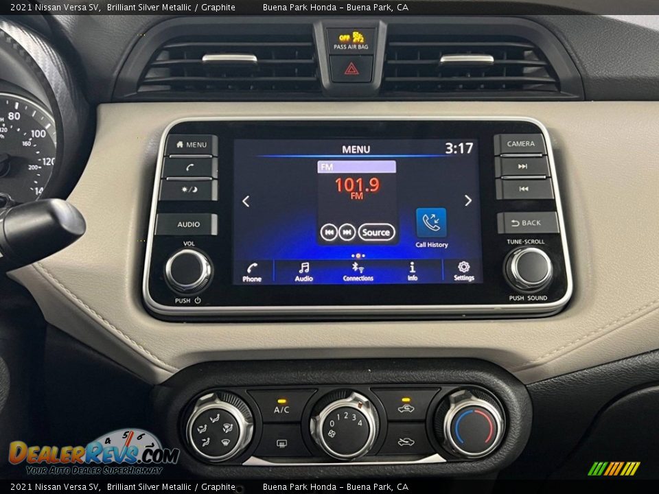 Controls of 2021 Nissan Versa SV Photo #23