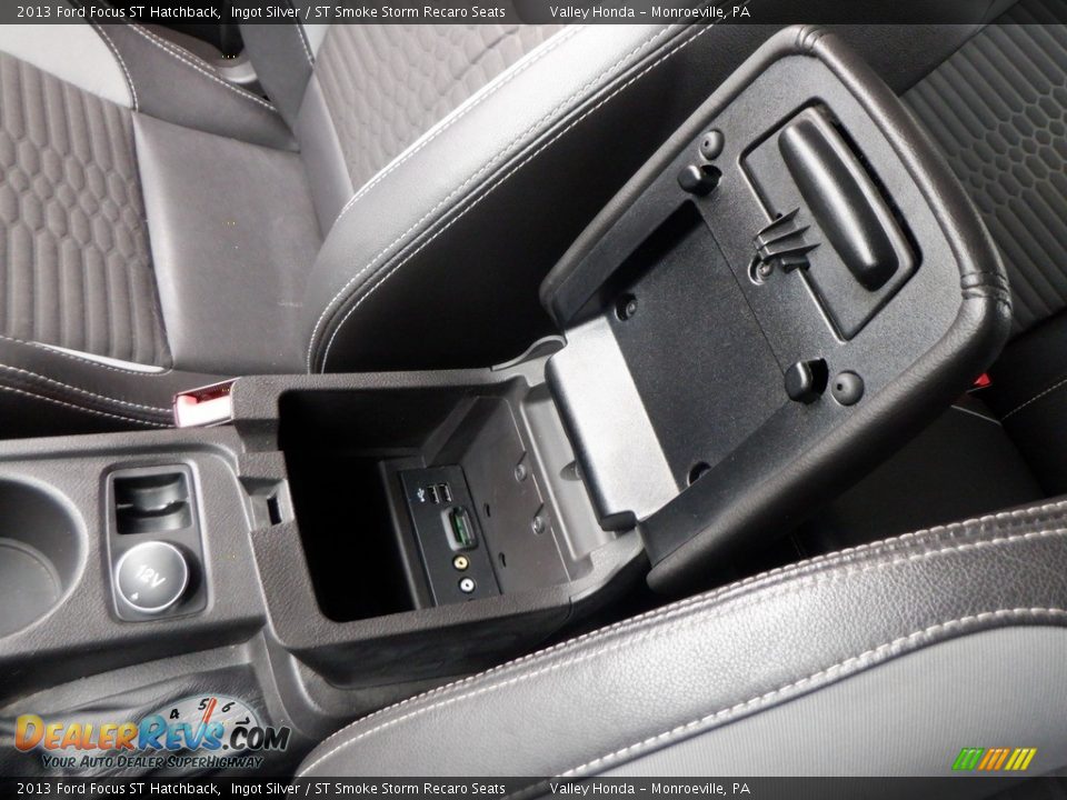 2013 Ford Focus ST Hatchback Ingot Silver / ST Smoke Storm Recaro Seats Photo #26