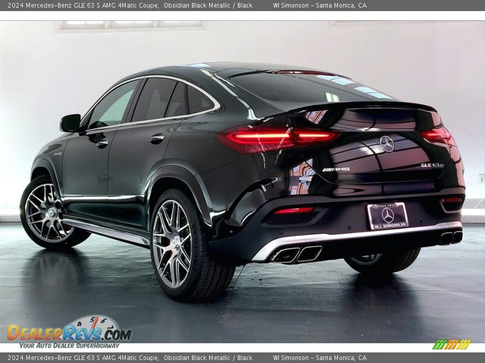 Obsidian Black Metallic 2024 Mercedes-Benz GLE 63 S AMG 4Matic Coupe Photo #2