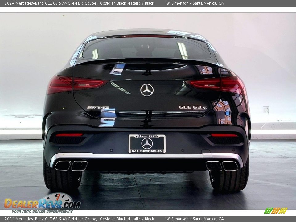 2024 Mercedes-Benz GLE 63 S AMG 4Matic Coupe Obsidian Black Metallic / Black Photo #3