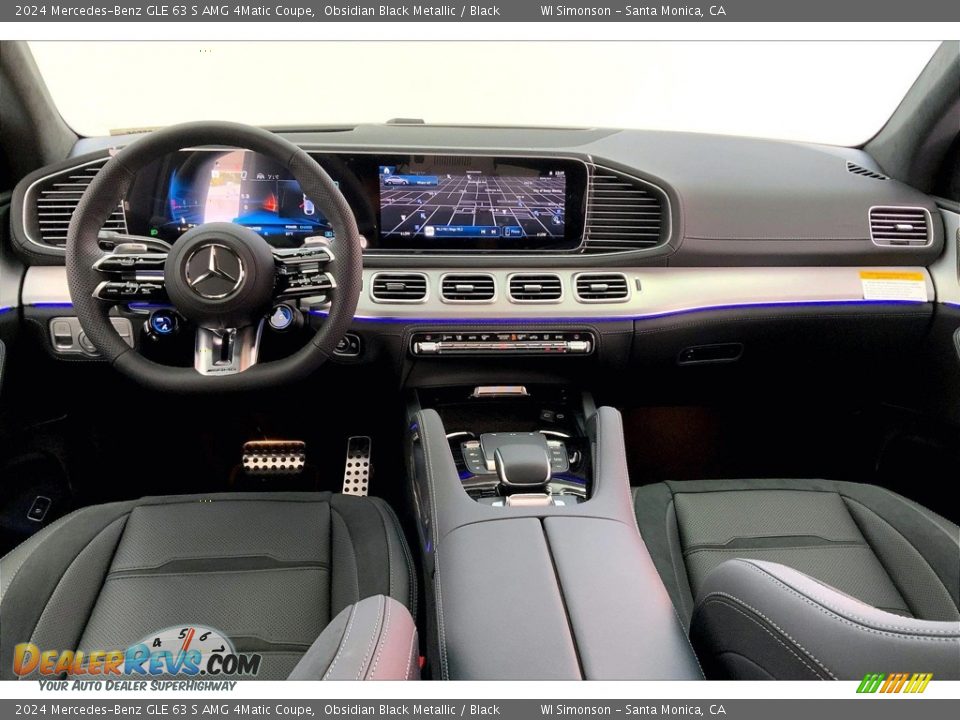 Black Interior - 2024 Mercedes-Benz GLE 63 S AMG 4Matic Coupe Photo #6