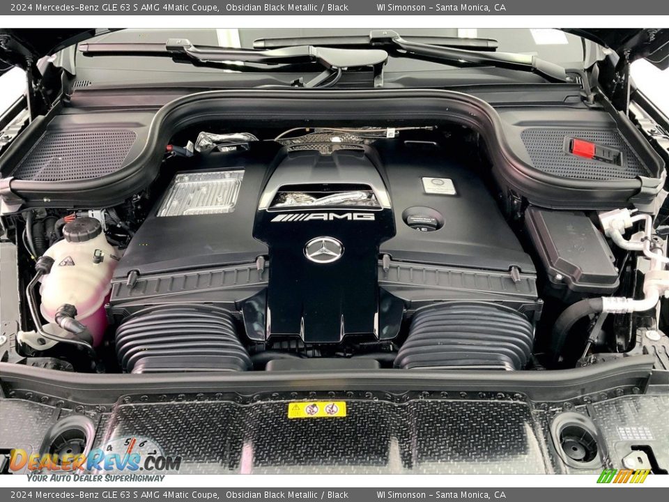 2024 Mercedes-Benz GLE 63 S AMG 4Matic Coupe 4.0 Liter DI biturbo DOHC 32-Valve VVT V8 Engine Photo #9