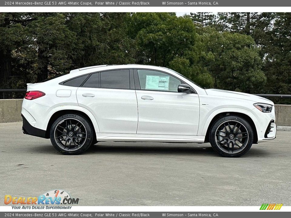 Polar White 2024 Mercedes-Benz GLE 53 AMG 4Matic Coupe Photo #3