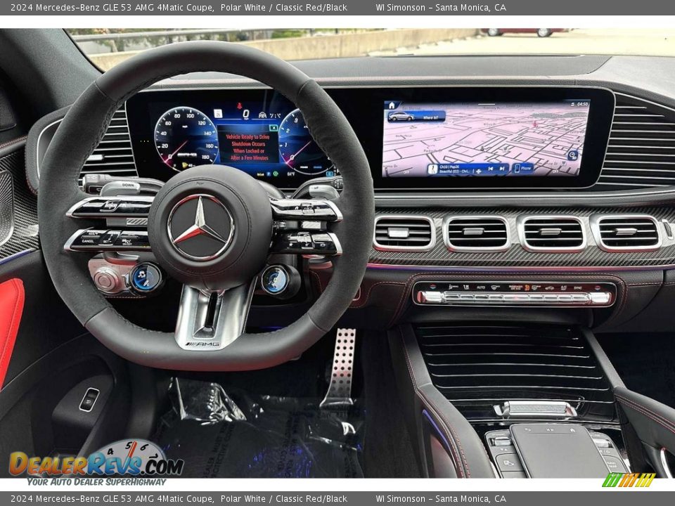 Dashboard of 2024 Mercedes-Benz GLE 53 AMG 4Matic Coupe Photo #11