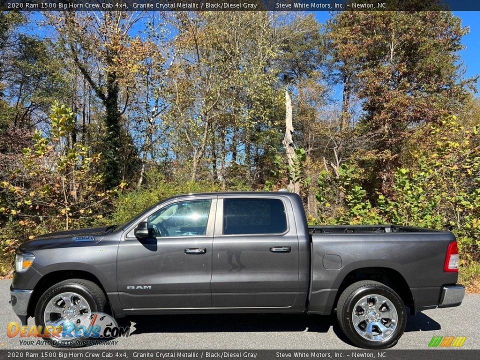 Granite Crystal Metallic 2020 Ram 1500 Big Horn Crew Cab 4x4 Photo #1