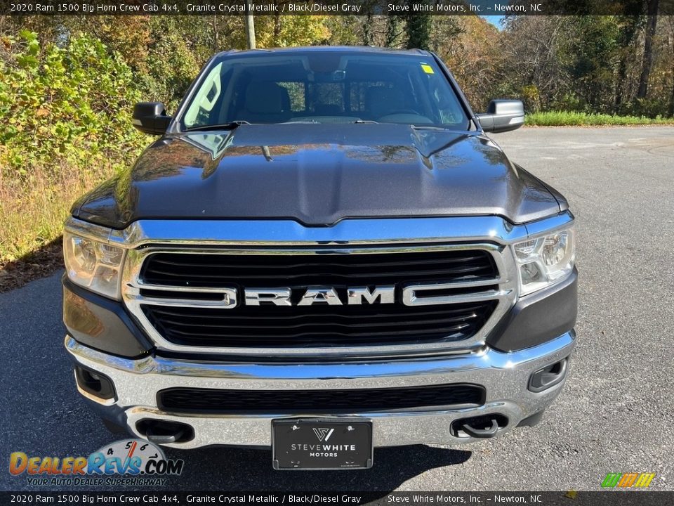 2020 Ram 1500 Big Horn Crew Cab 4x4 Granite Crystal Metallic / Black/Diesel Gray Photo #3