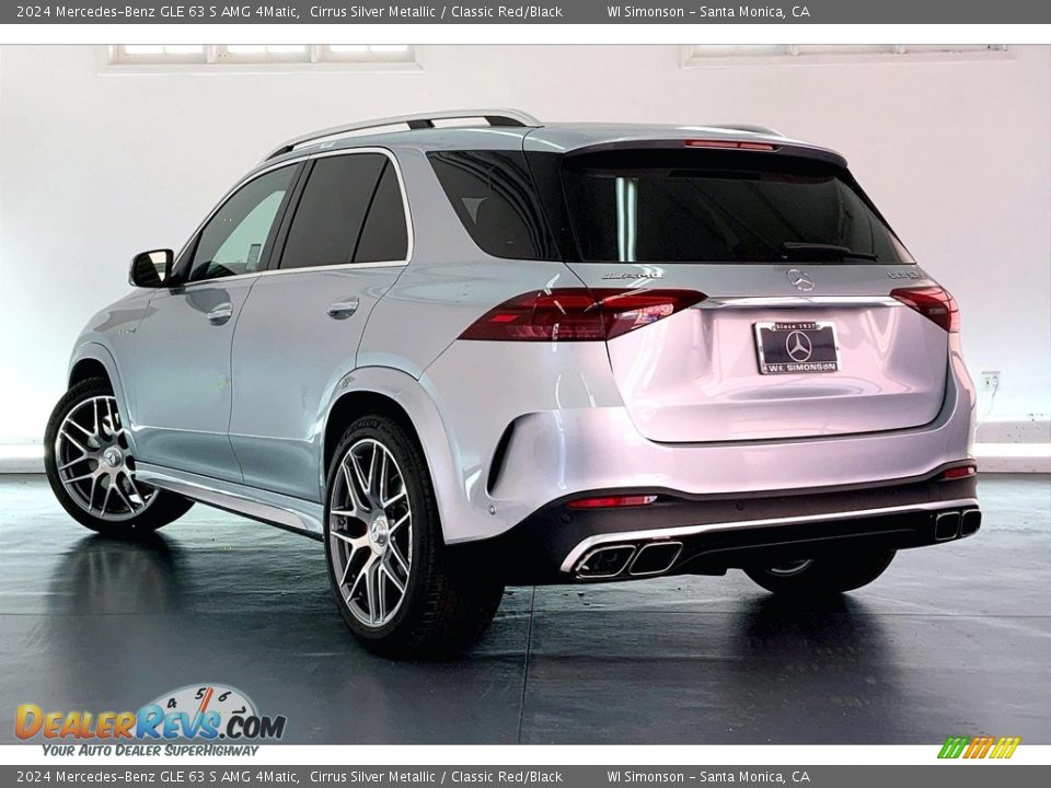 Cirrus Silver Metallic 2024 Mercedes-Benz GLE 63 S AMG 4Matic Photo #2