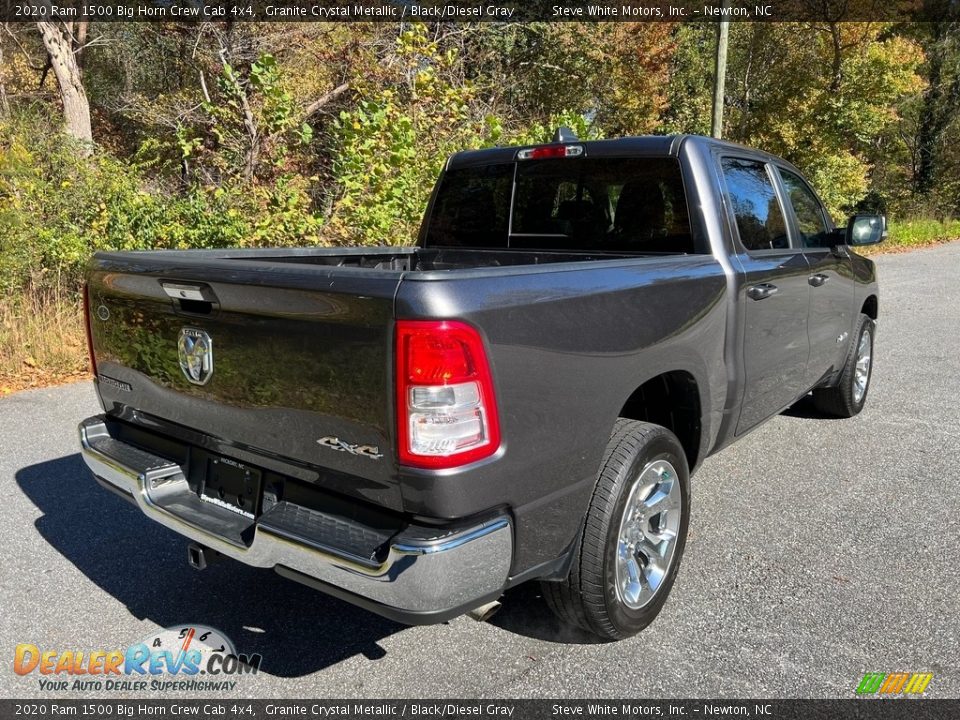 2020 Ram 1500 Big Horn Crew Cab 4x4 Granite Crystal Metallic / Black/Diesel Gray Photo #6