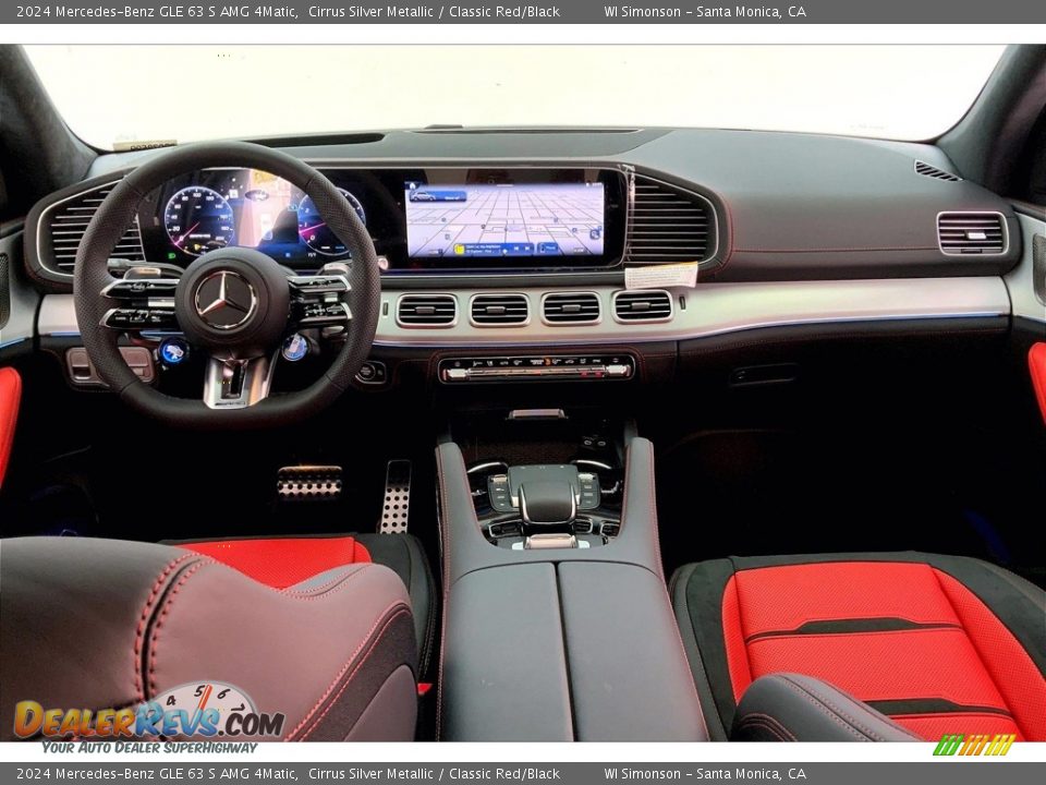 Classic Red/Black Interior - 2024 Mercedes-Benz GLE 63 S AMG 4Matic Photo #6