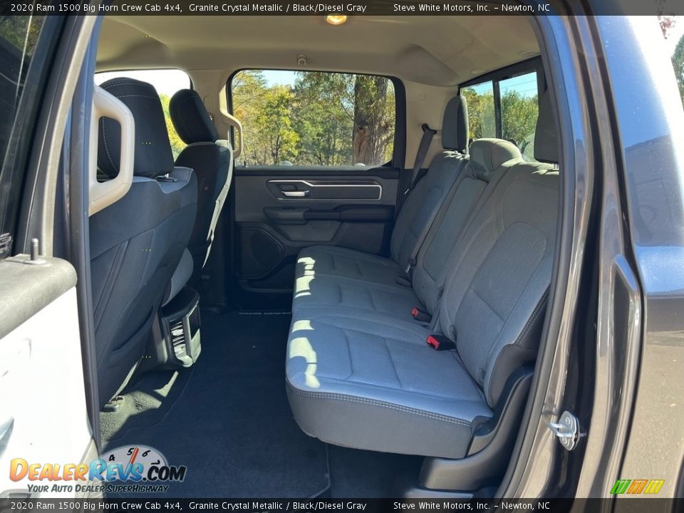 Rear Seat of 2020 Ram 1500 Big Horn Crew Cab 4x4 Photo #15