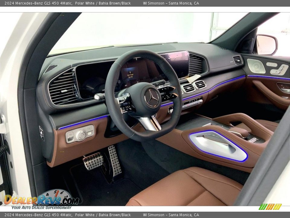 Bahia Brown/Black Interior - 2024 Mercedes-Benz GLS 450 4Matic Photo #4