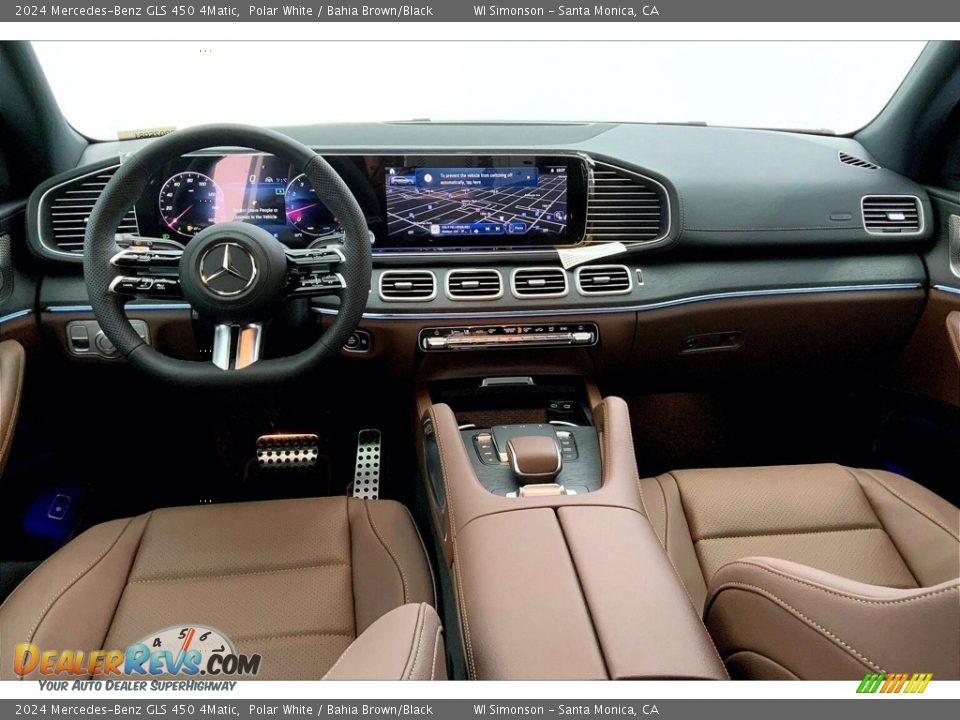 Bahia Brown/Black Interior - 2024 Mercedes-Benz GLS 450 4Matic Photo #6