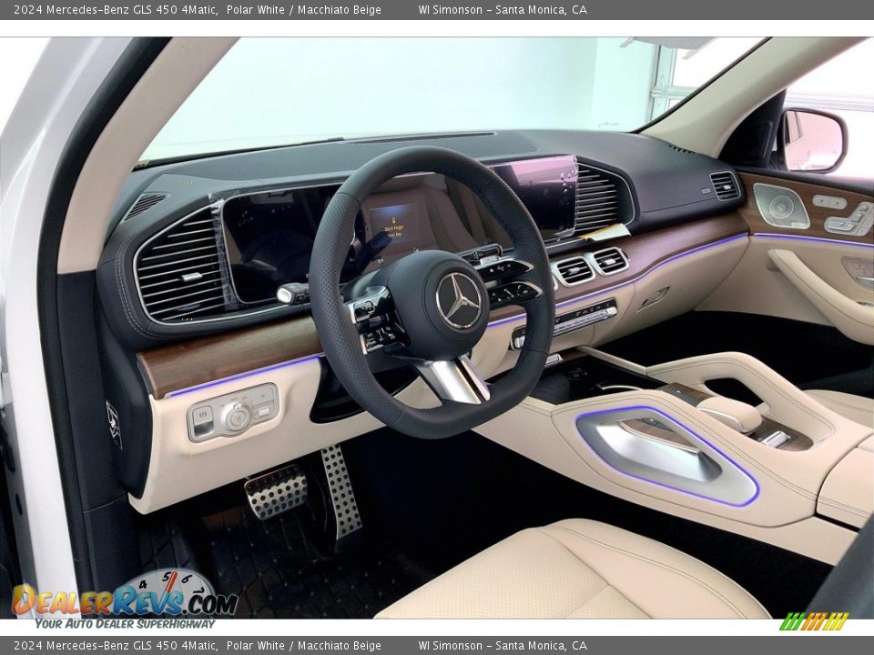 Macchiato Beige Interior - 2024 Mercedes-Benz GLS 450 4Matic Photo #4