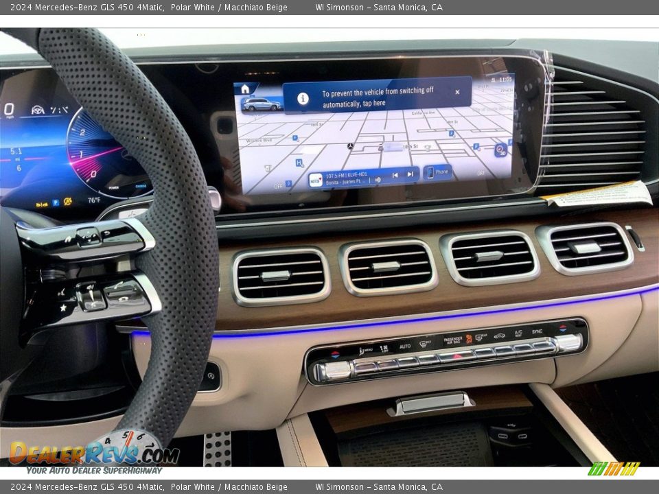 Controls of 2024 Mercedes-Benz GLS 450 4Matic Photo #7