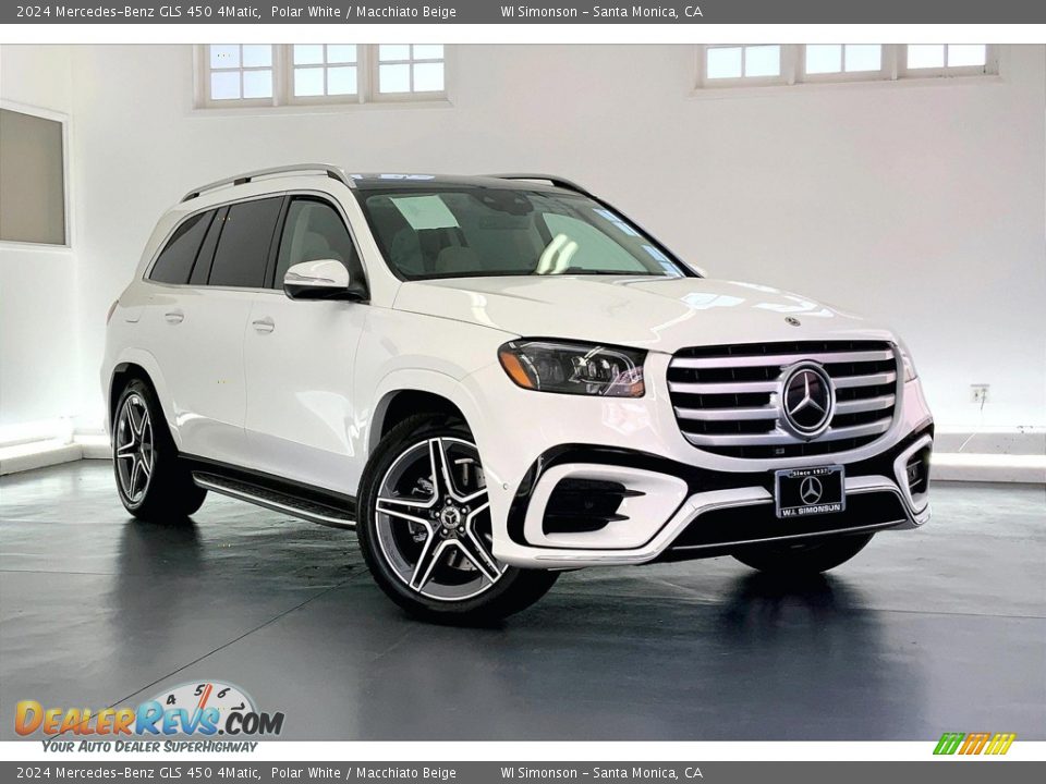 Front 3/4 View of 2024 Mercedes-Benz GLS 450 4Matic Photo #12