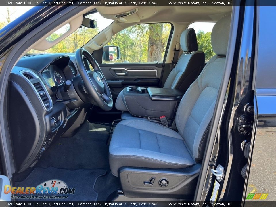 Front Seat of 2020 Ram 1500 Big Horn Quad Cab 4x4 Photo #12