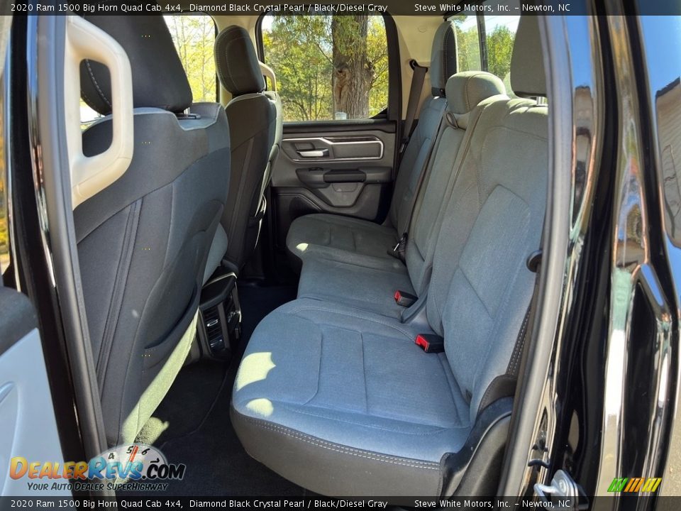 Rear Seat of 2020 Ram 1500 Big Horn Quad Cab 4x4 Photo #14