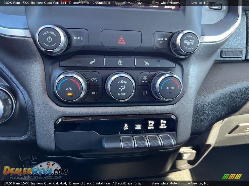 Controls of 2020 Ram 1500 Big Horn Quad Cab 4x4 Photo #25