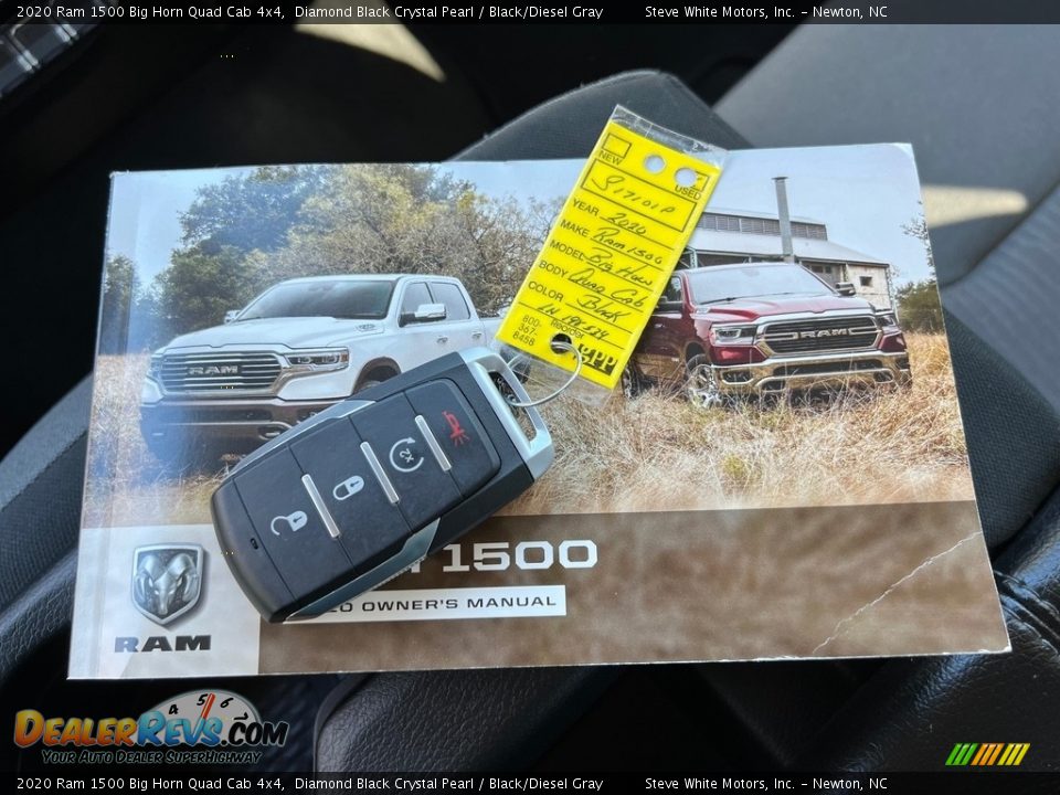 Keys of 2020 Ram 1500 Big Horn Quad Cab 4x4 Photo #26