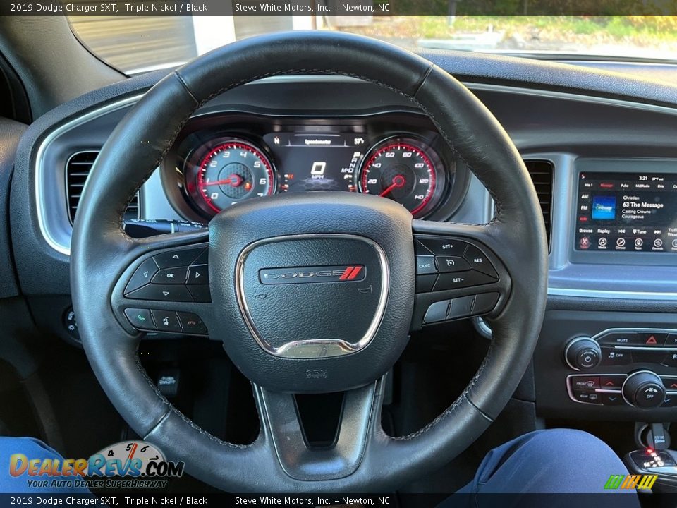 2019 Dodge Charger SXT Triple Nickel / Black Photo #19