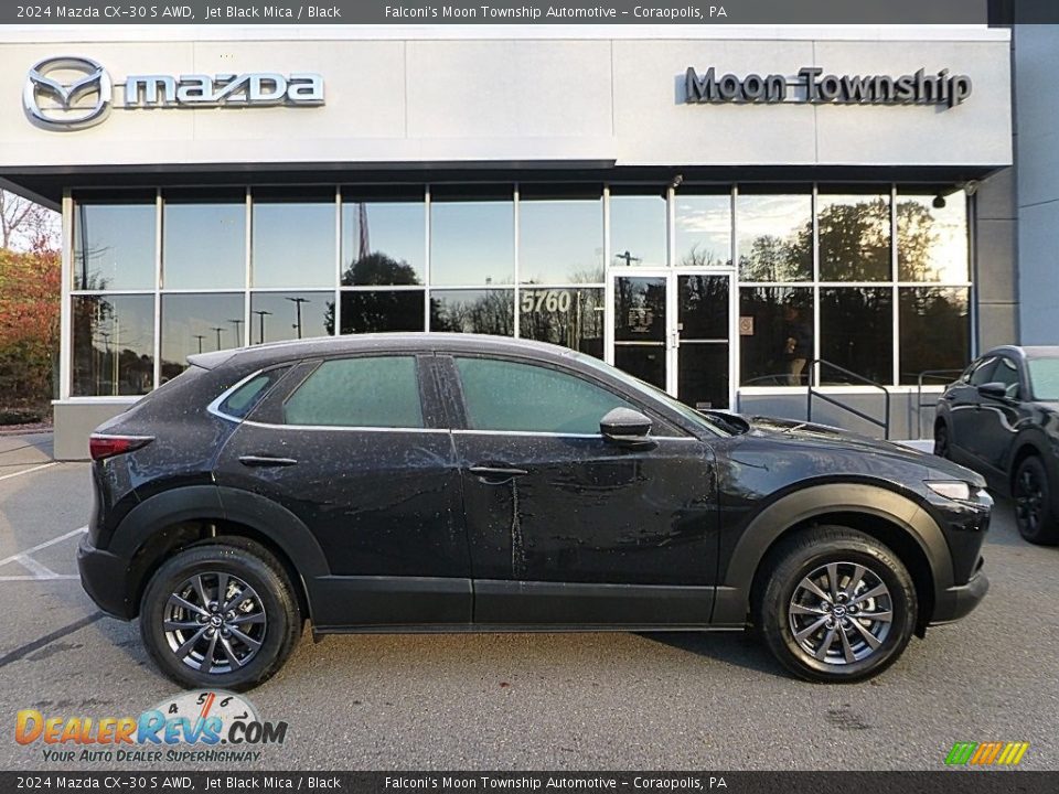 2024 Mazda CX-30 S AWD Jet Black Mica / Black Photo #1