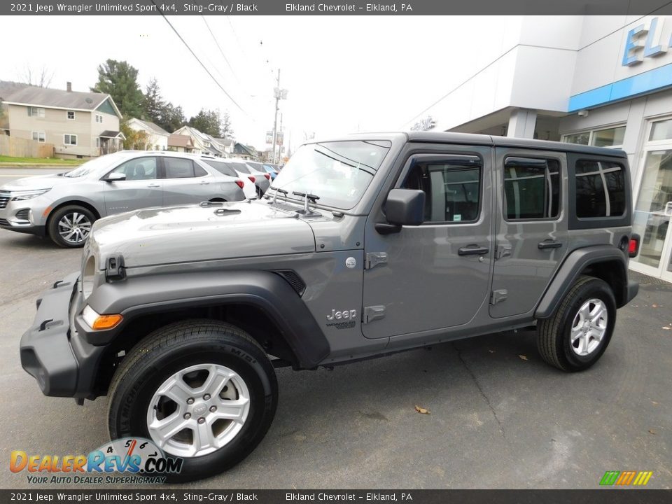 2021 Jeep Wrangler Unlimited Sport 4x4 Sting-Gray / Black Photo #1