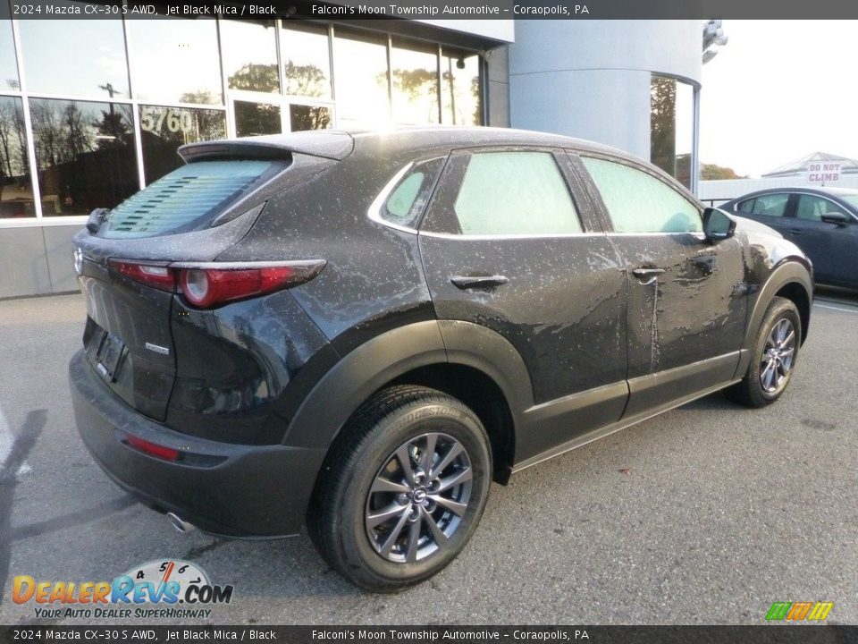 2024 Mazda CX-30 S AWD Jet Black Mica / Black Photo #2