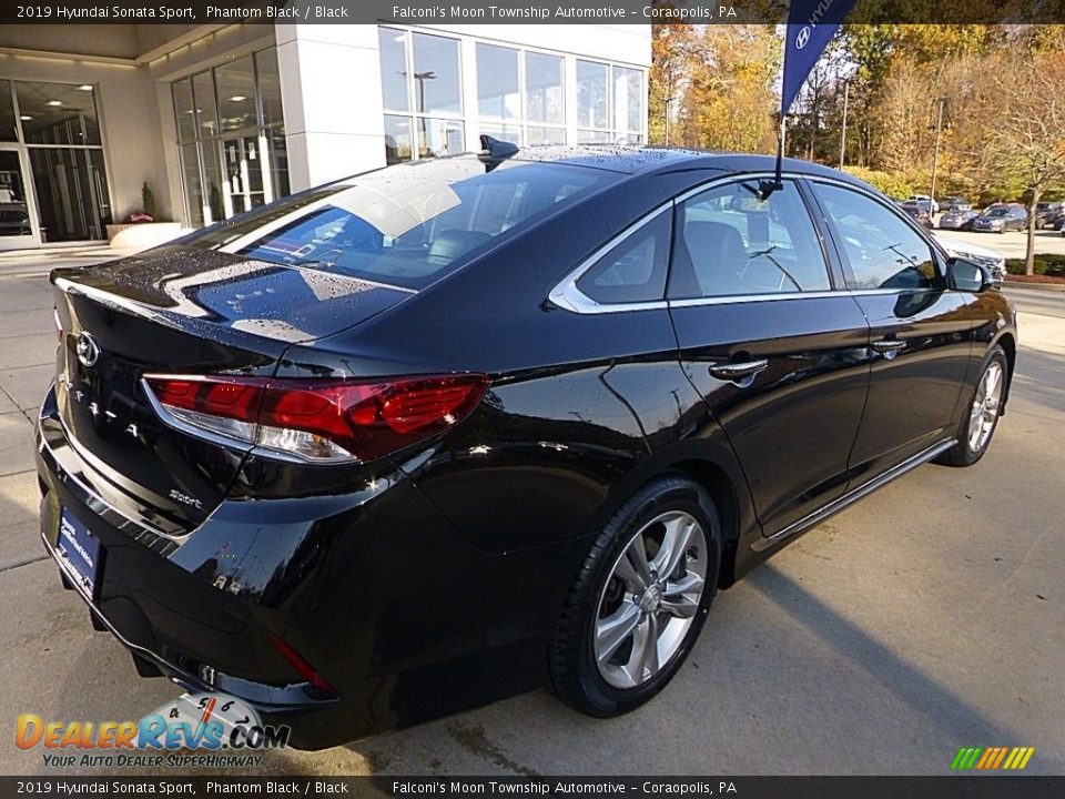 2019 Hyundai Sonata Sport Phantom Black / Black Photo #2