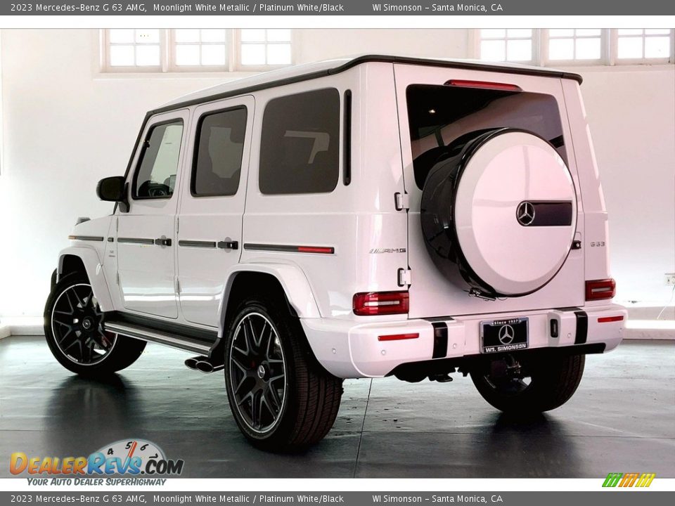 Moonlight White Metallic 2023 Mercedes-Benz G 63 AMG Photo #2