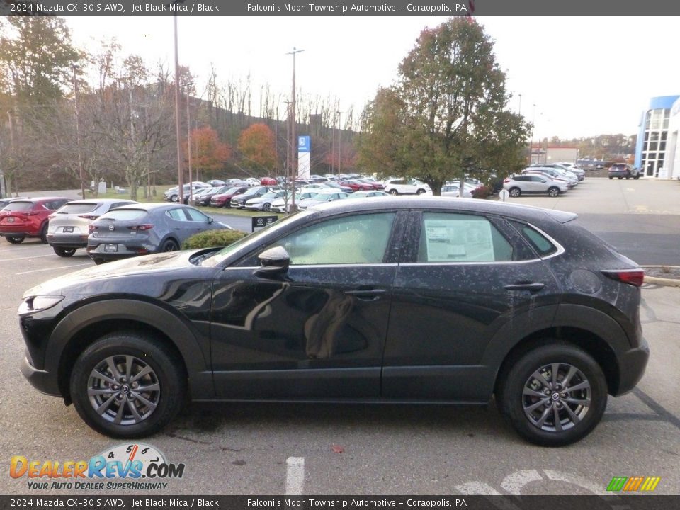 2024 Mazda CX-30 S AWD Jet Black Mica / Black Photo #6