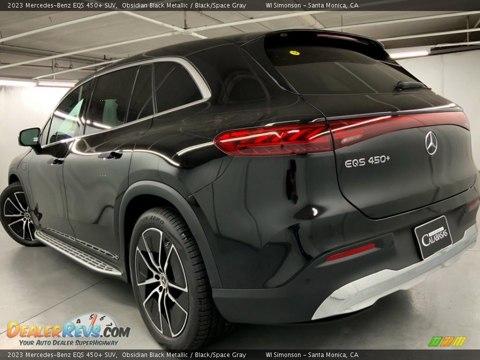 2023 Mercedes-Benz EQS 450+ SUV Obsidian Black Metallic / Black/Space Gray Photo #6