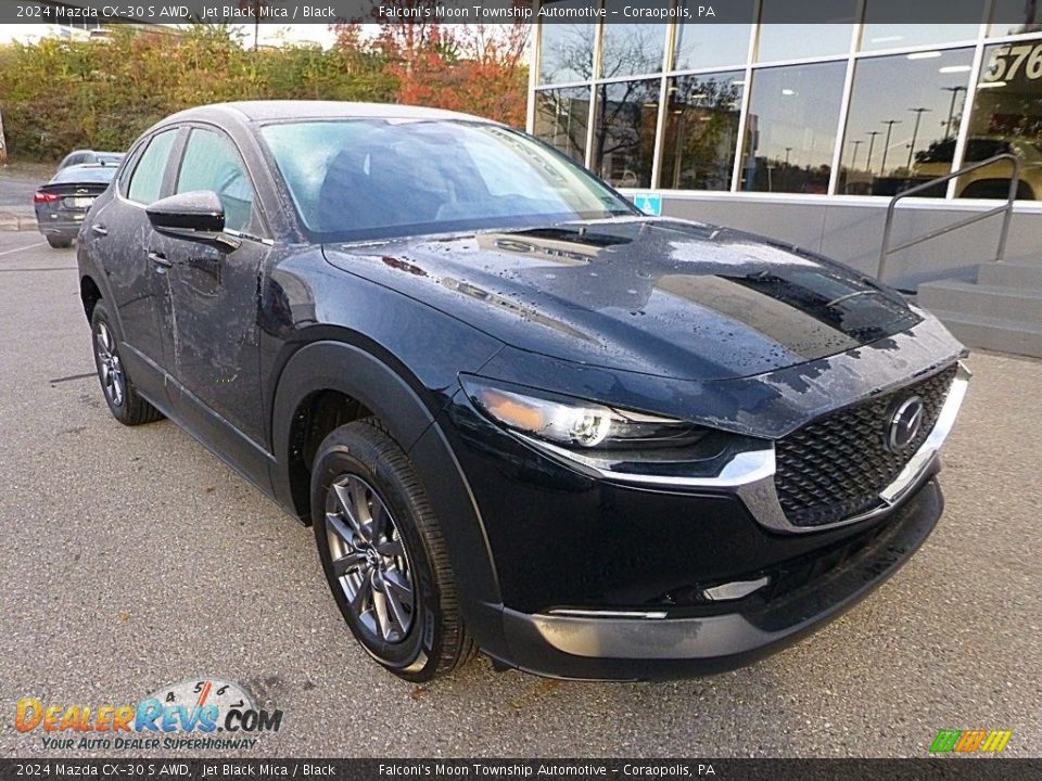 2024 Mazda CX-30 S AWD Jet Black Mica / Black Photo #9