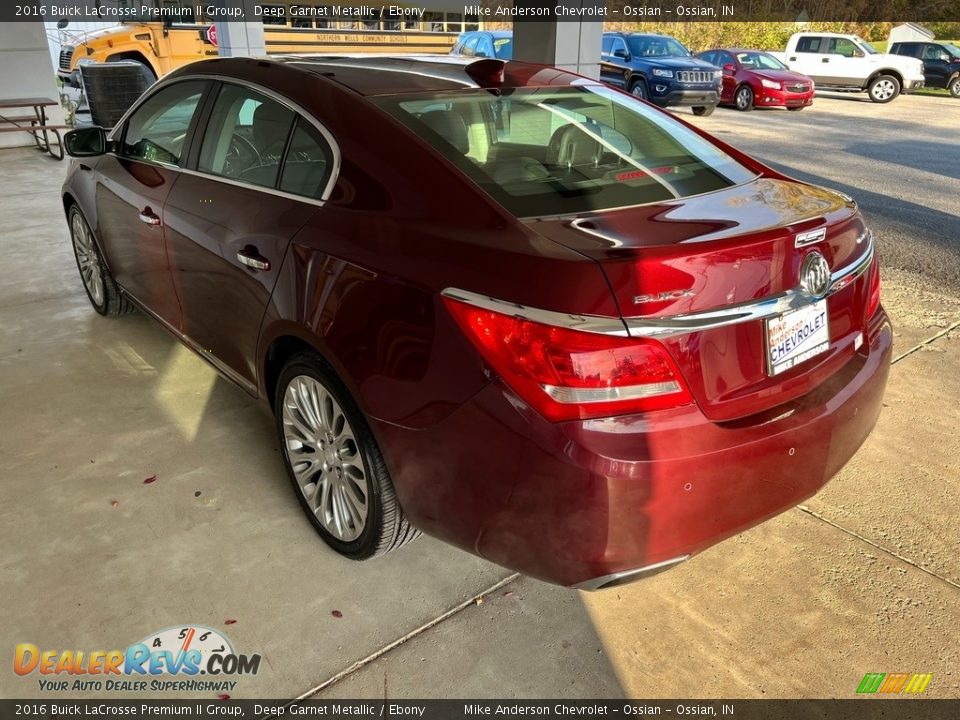 2016 Buick LaCrosse Premium II Group Deep Garnet Metallic / Ebony Photo #11