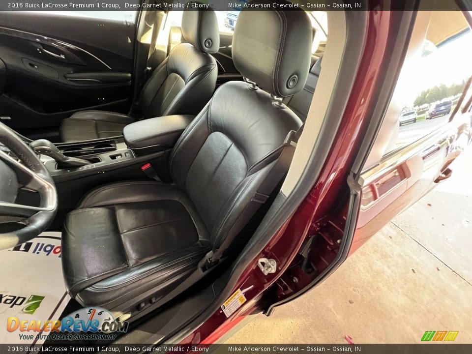 Front Seat of 2016 Buick LaCrosse Premium II Group Photo #16