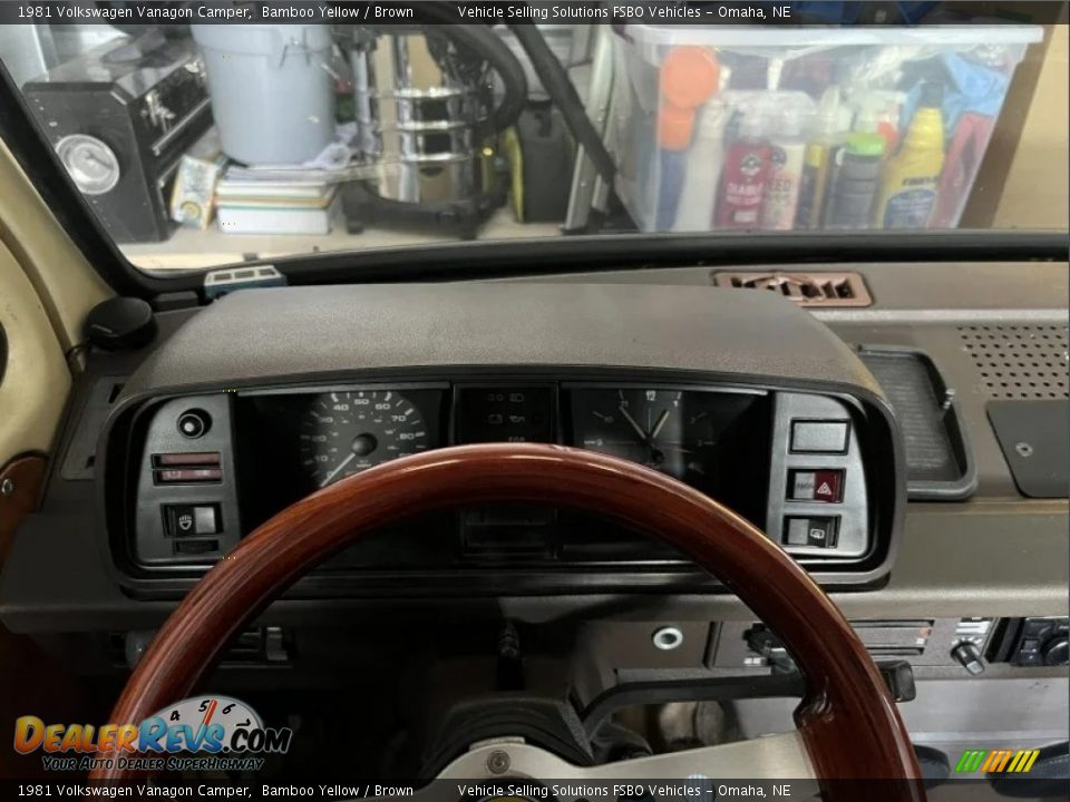 Dashboard of 1981 Volkswagen Vanagon Camper Photo #3