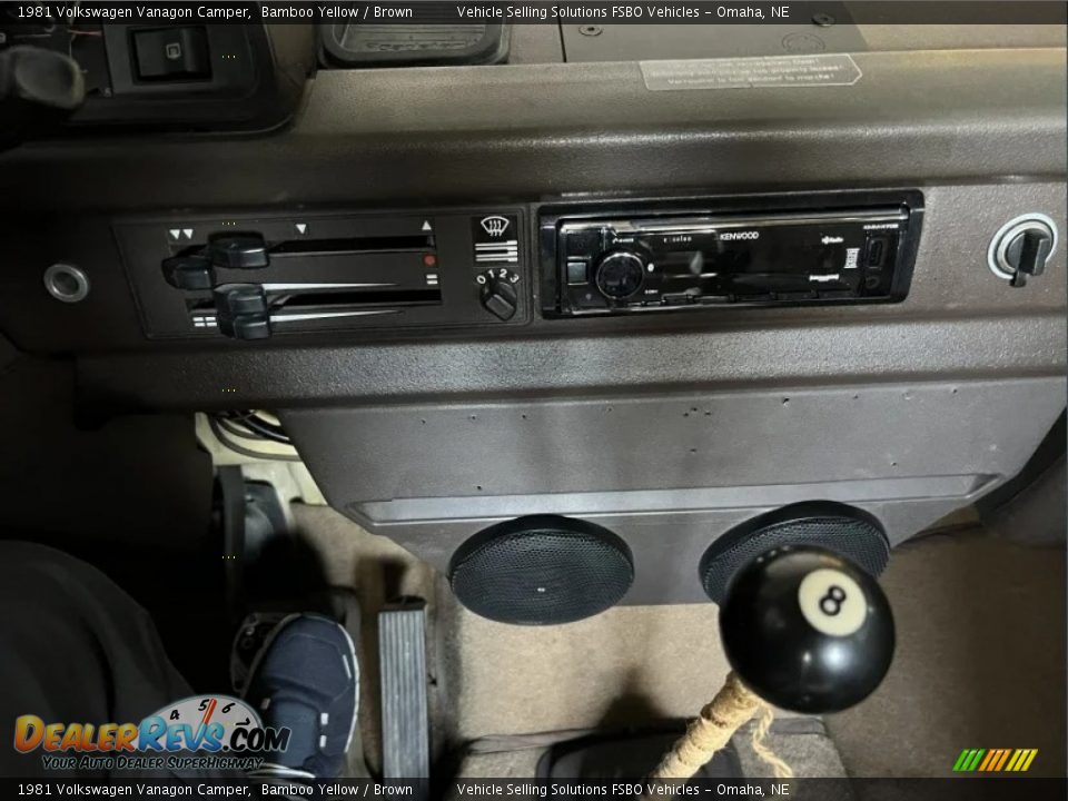 Dashboard of 1981 Volkswagen Vanagon Camper Photo #4