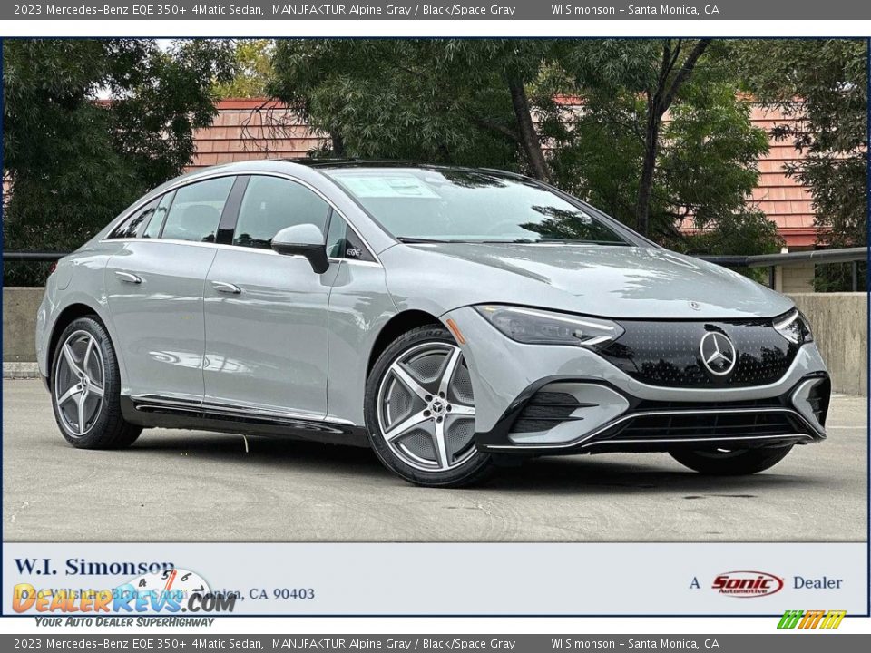 2023 Mercedes-Benz EQE 350+ 4Matic Sedan MANUFAKTUR Alpine Gray / Black/Space Gray Photo #1