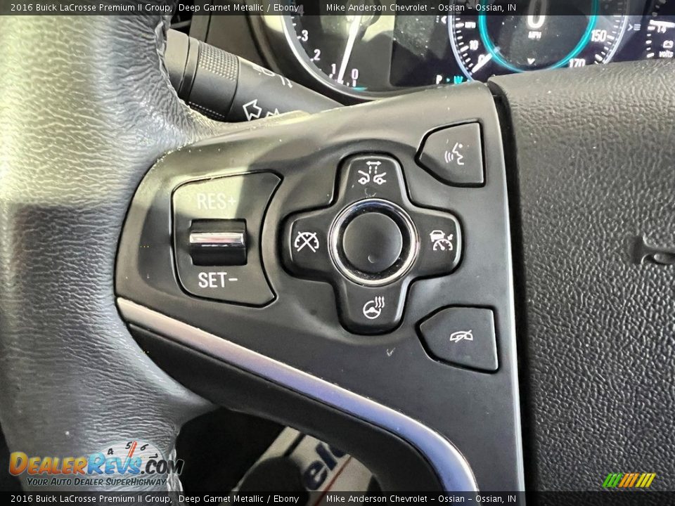 2016 Buick LaCrosse Premium II Group Steering Wheel Photo #19