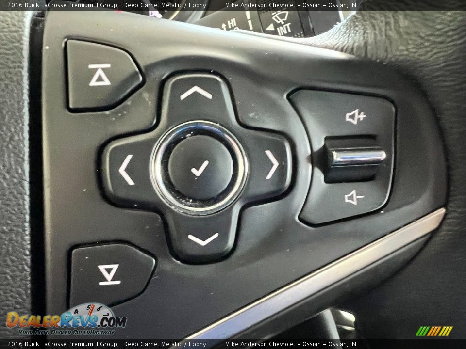 2016 Buick LaCrosse Premium II Group Steering Wheel Photo #20