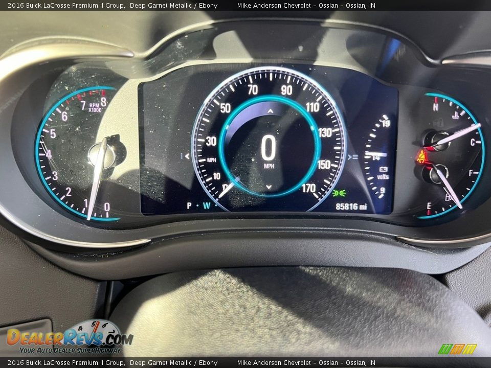 2016 Buick LaCrosse Premium II Group Gauges Photo #21