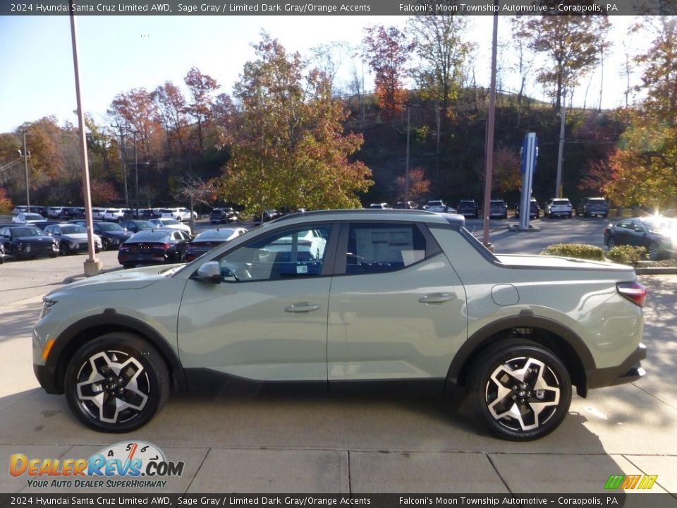 Sage Gray 2024 Hyundai Santa Cruz Limited AWD Photo #6