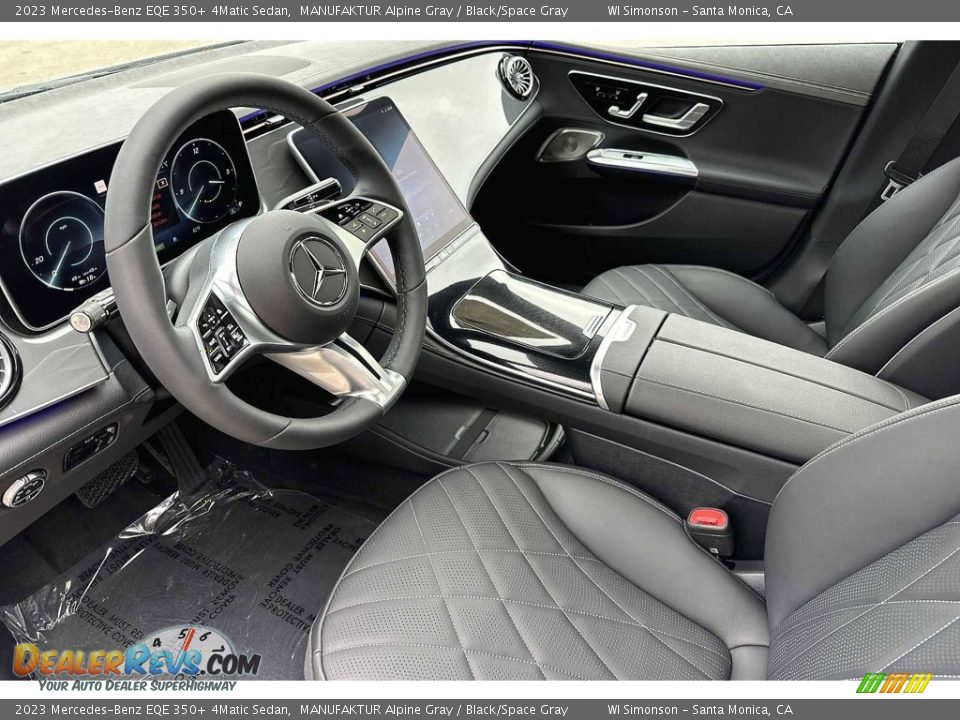 Black/Space Gray Interior - 2023 Mercedes-Benz EQE 350+ 4Matic Sedan Photo #7