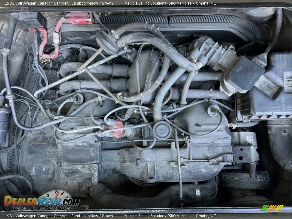 1981 Volkswagen Vanagon Camper 2.0 Liter OHV 8-Valve  Air-Cooled Flat 4 Cylinder Engine Photo #14