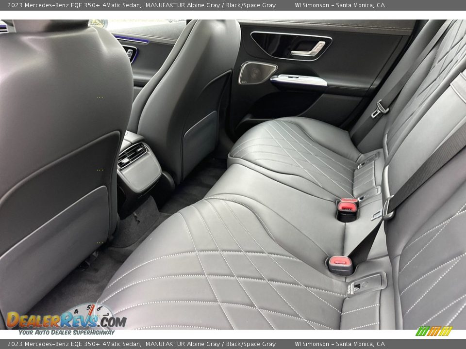 Rear Seat of 2023 Mercedes-Benz EQE 350+ 4Matic Sedan Photo #9