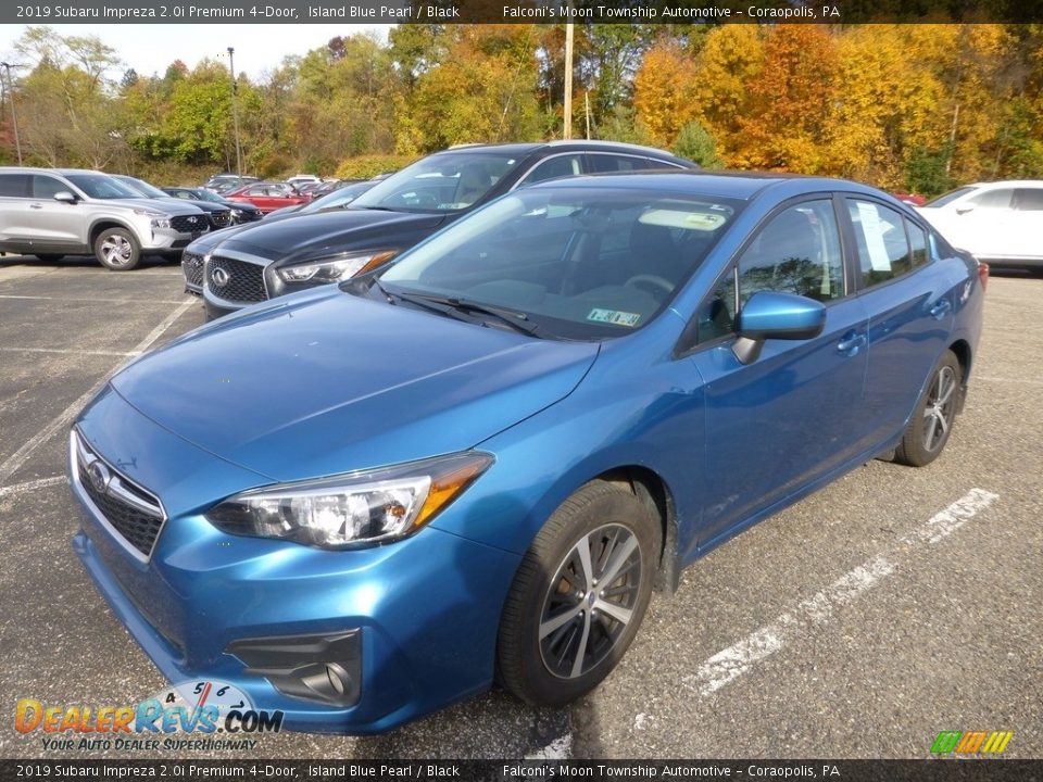 2019 Subaru Impreza 2.0i Premium 4-Door Island Blue Pearl / Black Photo #1