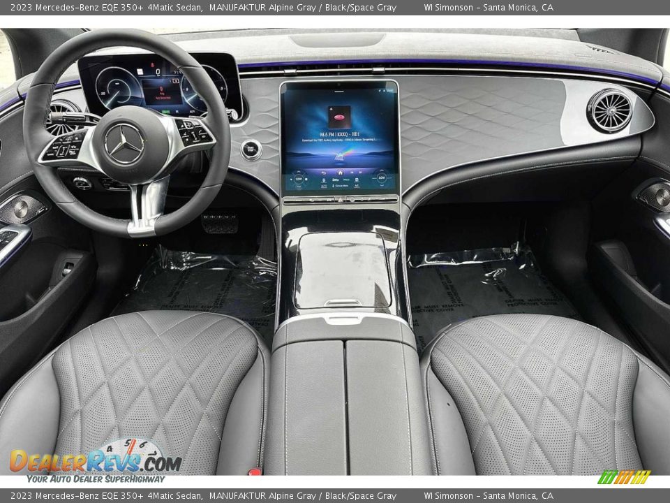 Dashboard of 2023 Mercedes-Benz EQE 350+ 4Matic Sedan Photo #10
