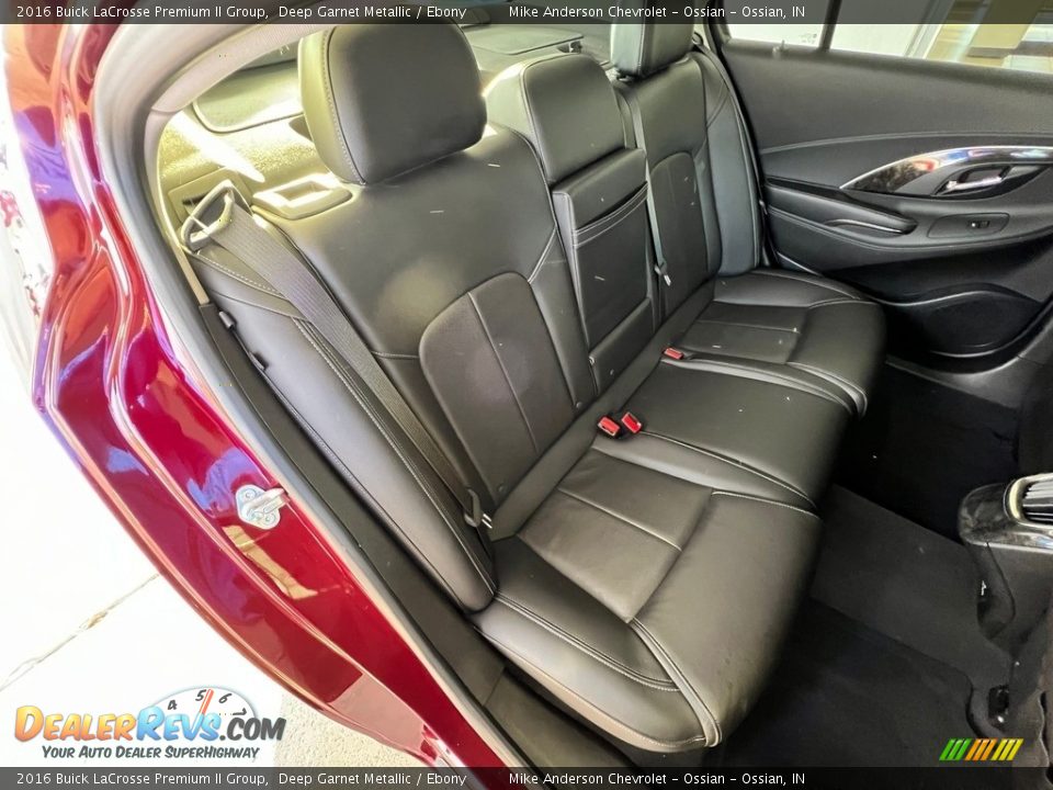 Rear Seat of 2016 Buick LaCrosse Premium II Group Photo #26