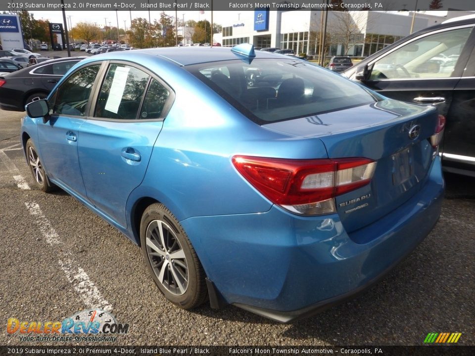 2019 Subaru Impreza 2.0i Premium 4-Door Island Blue Pearl / Black Photo #2